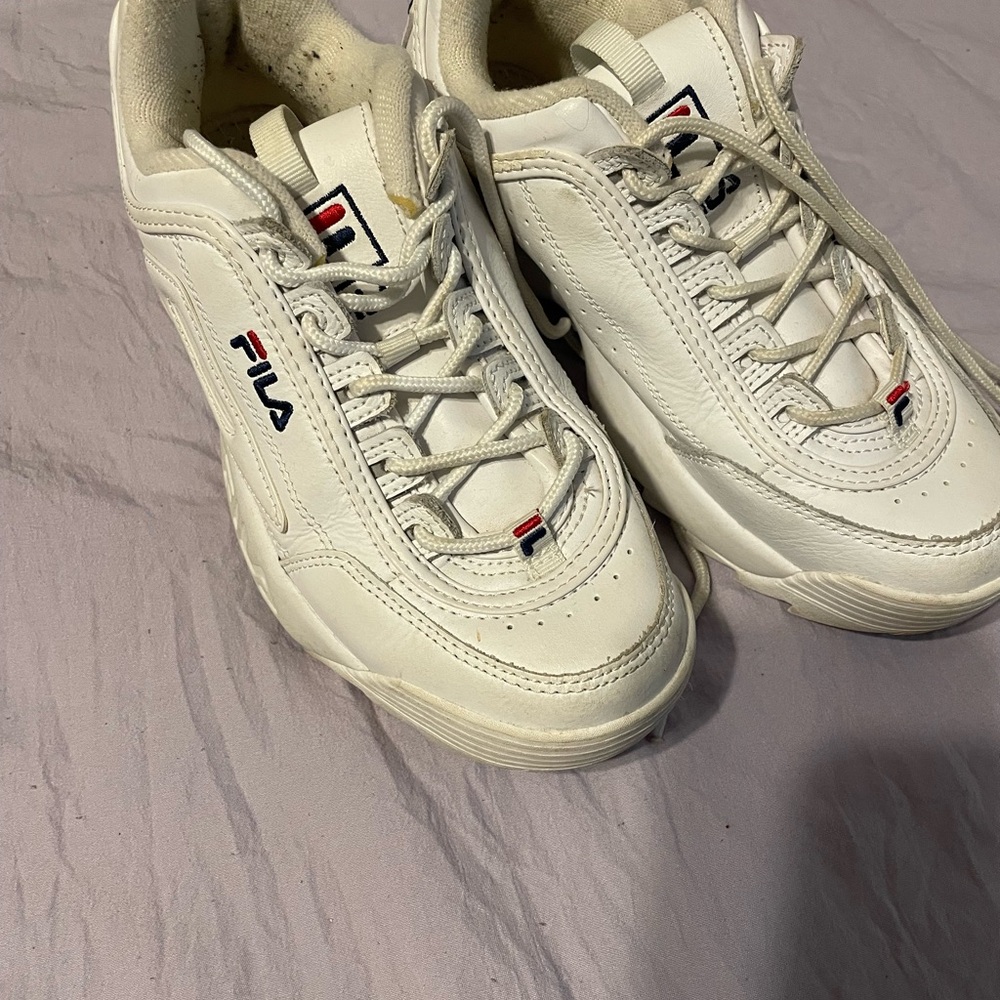 Fila White Retro Chunky Sneakers